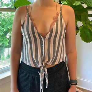 free people rose/tyrie crop